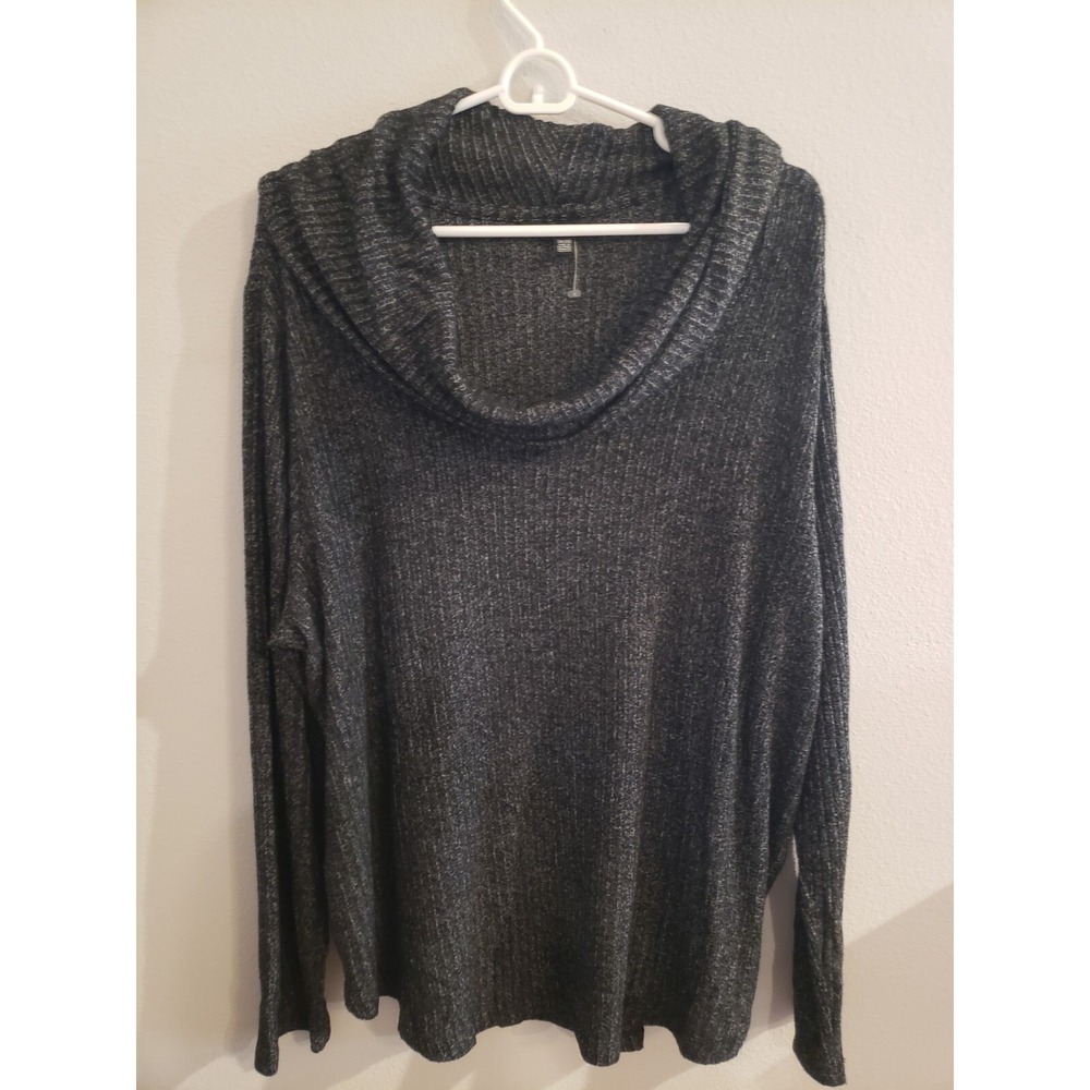 Lucky Brand Bonne Chance Cloud Cowl Neck Light Sweater Women's Size 2X